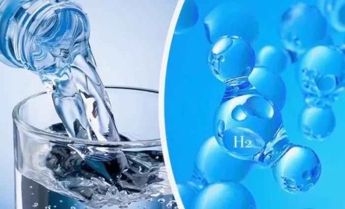 água hidrogenada